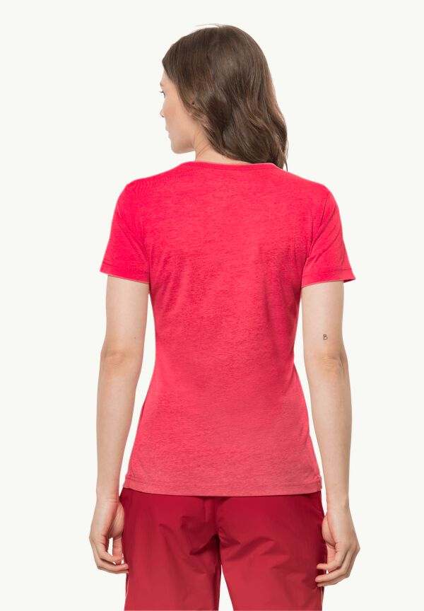 OCEAN TRAIL organic JACK T-shirt cotton XL Women\'s T - WOLFSKIN red tulip W – 
