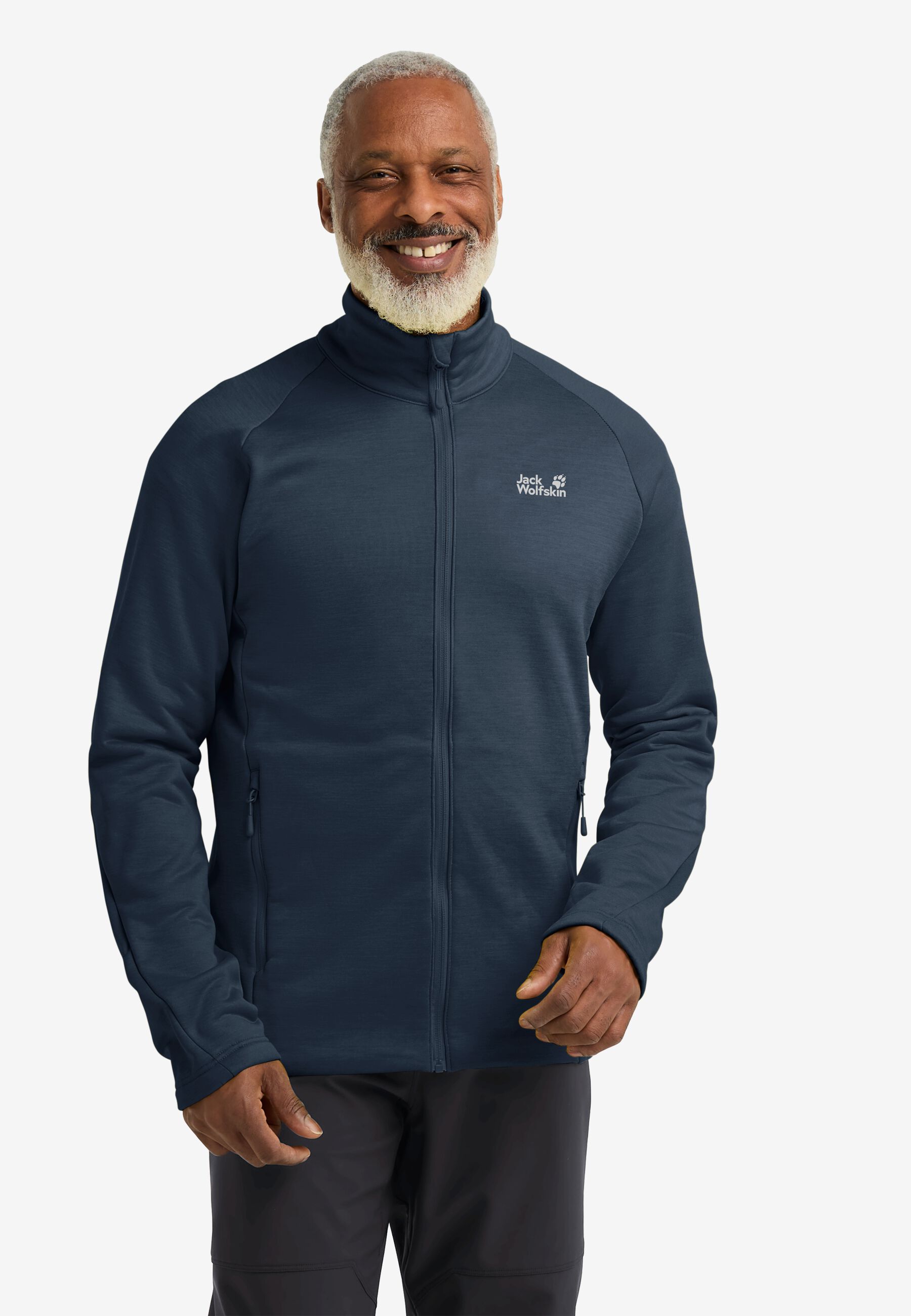 Midnight Moon Jack Wolfskin Fleecejacke Herren Mit Kapuze MOONRISE